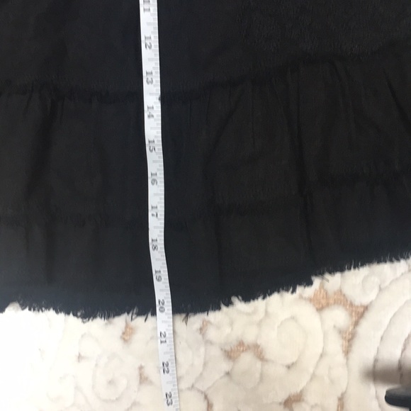 3 Tier Flowy Cotton Skirt - Picture 4 of 6